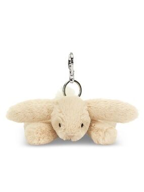 Jellycat Smudge Rabbit Bag Charm JELLYCAT Bunny Charm keychain BEIGE